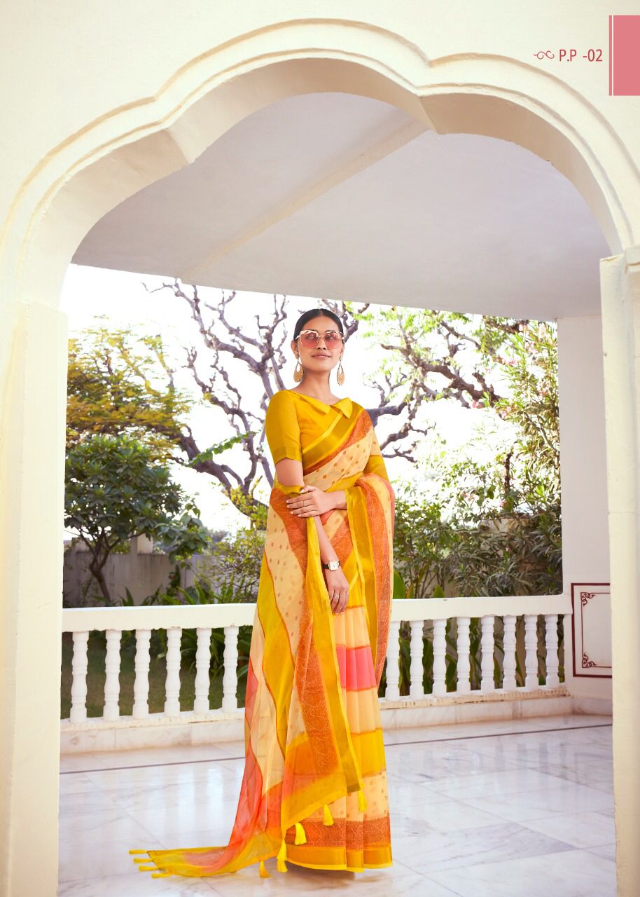 Paradise By Shreyans 01-09 Printed Sarees Catalog